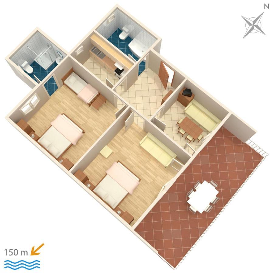 Apartments By The Sea Podaca, Makarska - 2576 Exterior foto